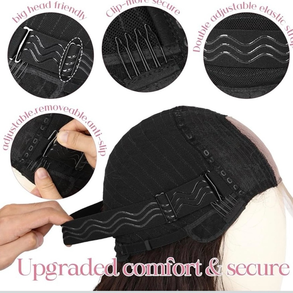 Stylish Ombre Blonde Lace-Front Wavy Wig - Picture 5 of 8